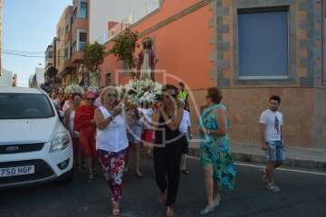 Procesión marítimo-terrestre de Melenara 2018 (Foto TA)